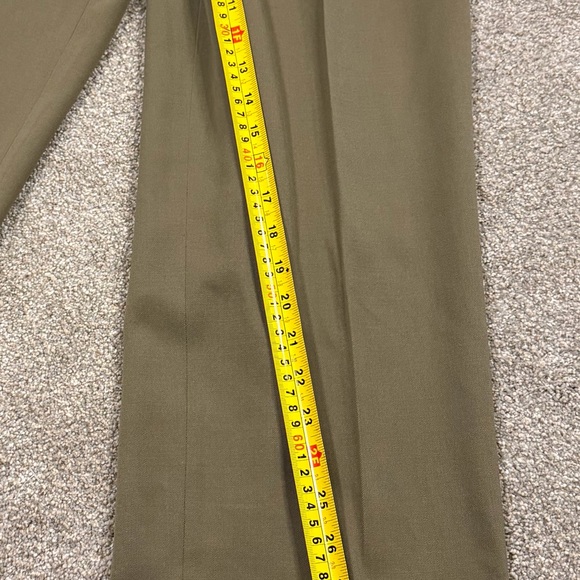 Vintage 100% Wool Dress Pants T34 – Pleated Front, Classic Fit, New With Tags - Picture 3 of 4